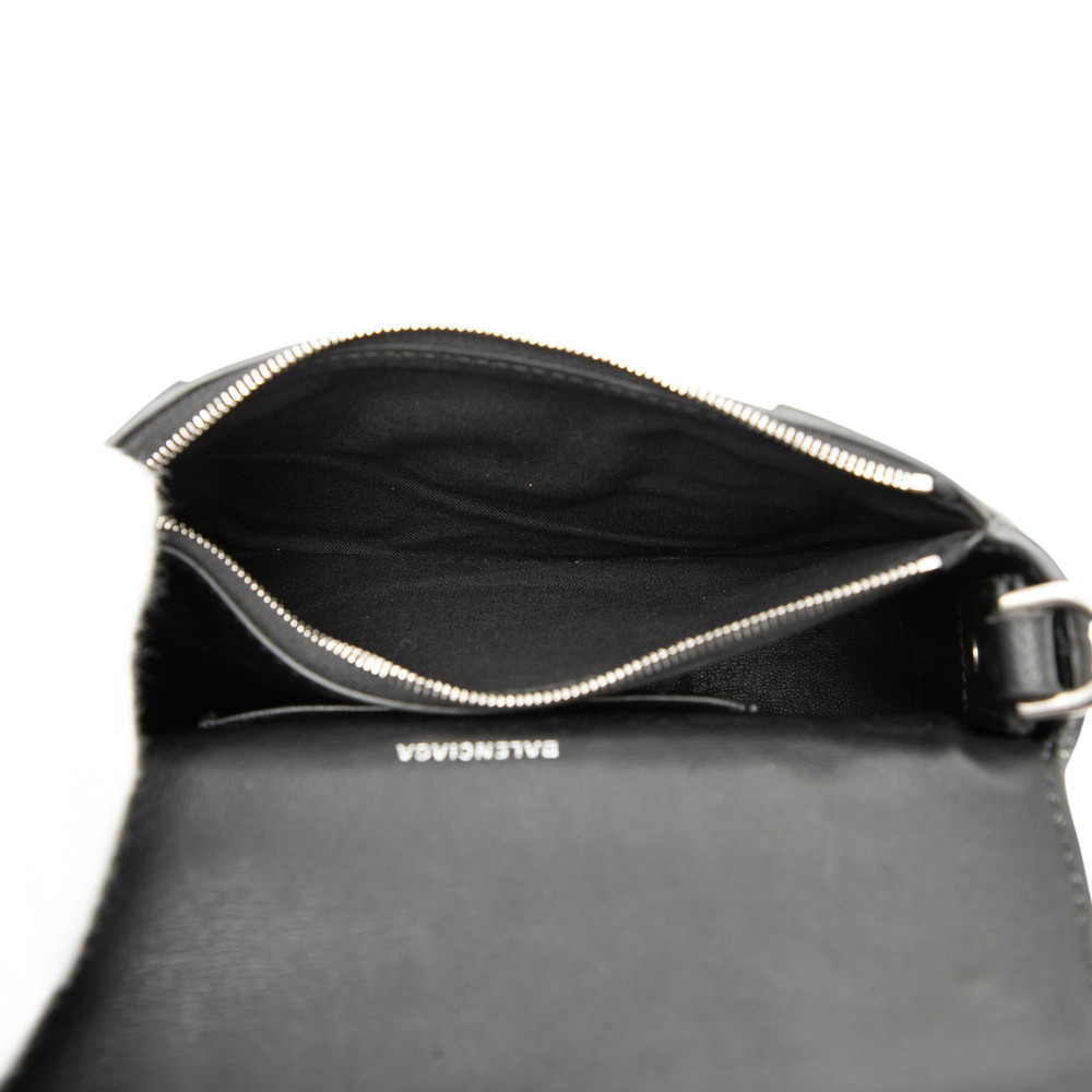 Pre-Loved Balenciaga Calfskin Hourglass Downtown Crossbody XS - Picture 4 of 7